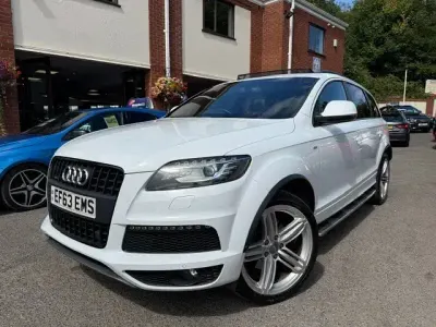 Used Audi Q7 S-line plus 245 HP (180 kW) 2014 White SUV
