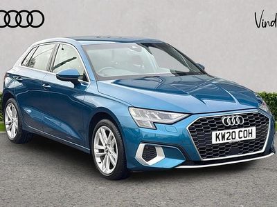 Used Audi A3 Sport 148 HP (108 kW) 2020 Blue Hatchback