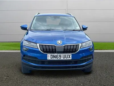 Gebraucht Skoda Karoq SE L 150 PS (110 kW) 2020 Blau SUV