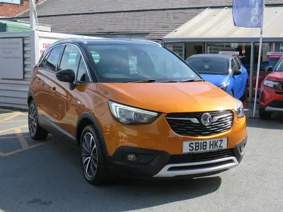Used Vauxhall Crossland X Elite 81 HP (59 kW) 2018 Orange SUV