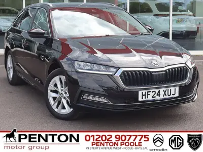 Used Skoda Octavia SE L 150 HP (110 kW) 2024 Black Estate