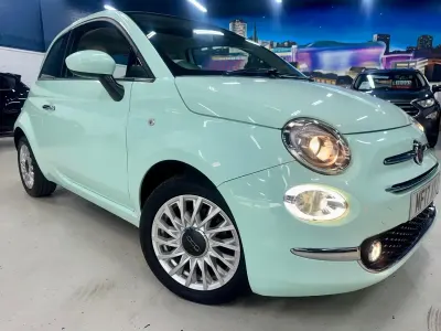 Used Fiat 500 Lounge 69 HP (50 kW) 2017 Green Hatchback