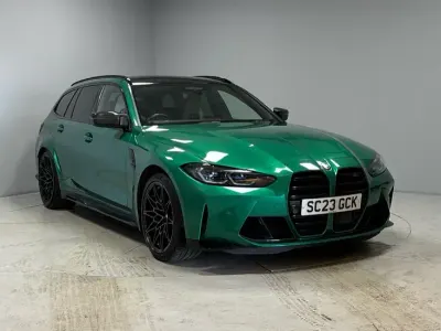 Begagnad BMW M3 Competition Edition 503 HK (369 kW) 2023 Grön Kombi