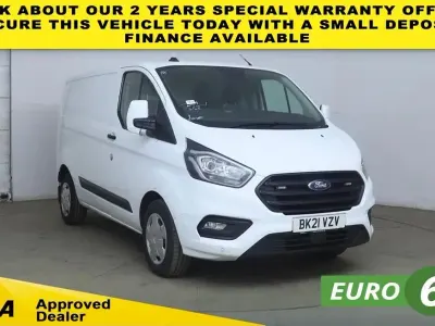 Used Ford Transit Custom Trend 130 HP (95 kW) 2021 White Van