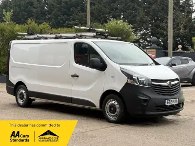 Gebraucht Vauxhall Vivaro S 125 PS (91 kW) 2019 Weiß Van / Kleinbus