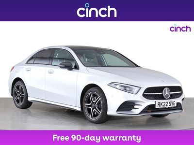 Silver Used 2022 Mercedes A250 AMG Line Premium Plus Sedan | £21,599 (Fair price)