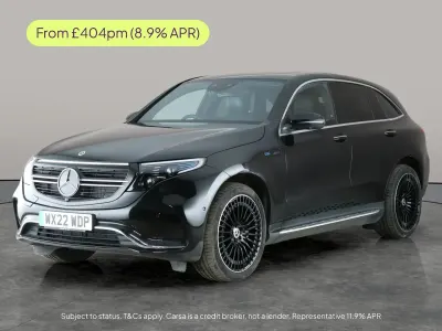Used Mercedes EQC400 AMG line 300 kW (408 HP) 2022 Black SUV