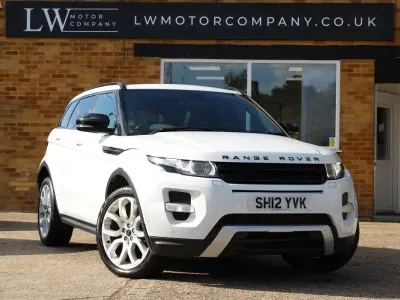Used Land Rover Range Rover evoque Dynamic 2012 White SUV