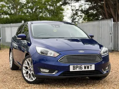Second-hand Ford Focus Titanium X 2016 Albastru Hatchback