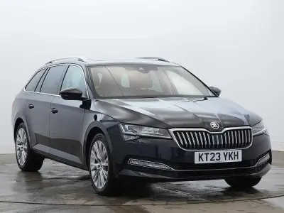 Used Skoda Superb SE L 160 HP (117 kW) 2023 Black magic pearl effect Estate