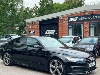 Used Audi A6 Black Edition 190 HP (139 kW) 2015 Black Sedan