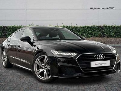 Used Audi A7 S-Line 201 HP (147 kW) 2021 Black Hatchback