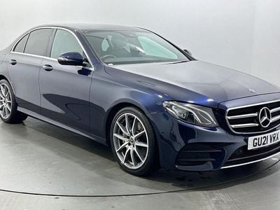 Blue Used 2020 Mercedes E200 AMG line Sedan | £17,124 (Fair price)