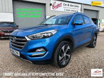 Used Hyundai Tucson Premium SE 2016 Blue SUV
