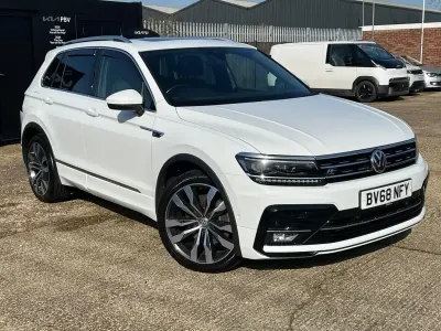 Second-hand VW Tiguan R-line 190 CP (139 kW) 2019 Alb SUV