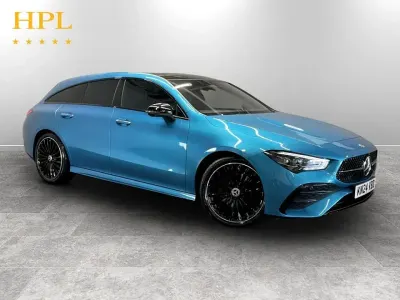 Used Mercedes CLA220 Shooting Brake AMG line 190 HP (139 kW) 2024 Blue Estate