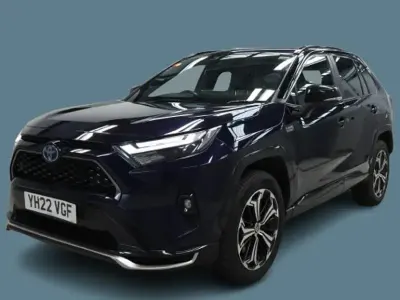 Used Toyota RAV4 Hybrid 2022 Blue and black SUV
