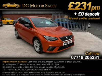 Used Seat Ibiza FR 95 HP (69 kW) 2020 Orange Hatchback