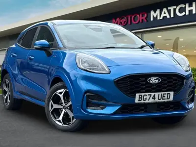 Begagnad Ford Puma ST-Line 125 HK (91 kW) 2024 Blå SUV