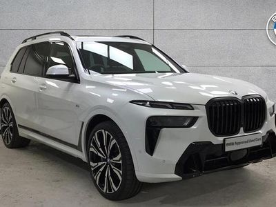White Used 2024 BMW X7 M Sport SUV | £73,995 (Expensive)