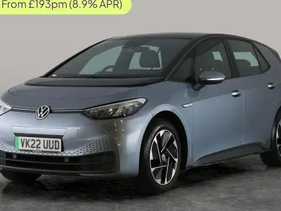 Used VW ID.3 Pro Performance 150 kW (204 HP) 2021 Blue Hatchback