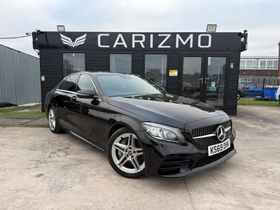 Used Mercedes C300 AMG line 2019 Black Sedan