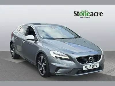 Begagnad Volvo V40 R-Design Pro 122 HK (89 kW) 2018 Grå Halvkombi