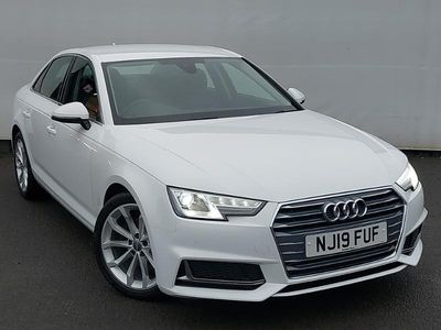 Used Audi A4 Sport 150 HP (110 kW) 2019 White Sedan