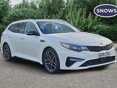 Used Kia Optima GT-Line S 136 HP (100 kW) 2019 White Estate