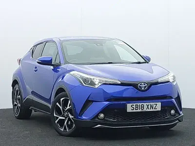 Used Toyota C-HR Design 122 HP (89 kW) 2018 Blue SUV