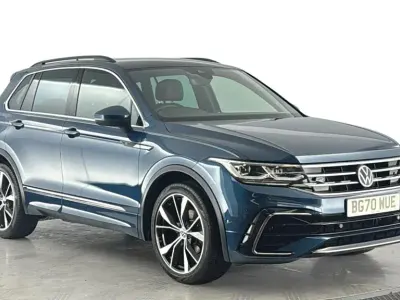 Used VW Tiguan R-line 150 HP (110 kW) 2020 Blue SUV