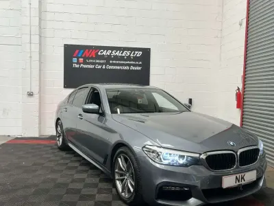 Begagnad BMW 520 M Sport 190 HK (139 kW) 2017 Blå Sedan