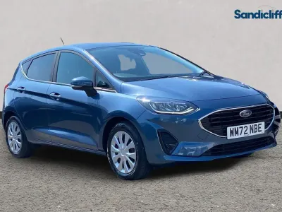 Used Ford Fiesta Trend 125 HP (91 kW) 2022 Blue Hatchback