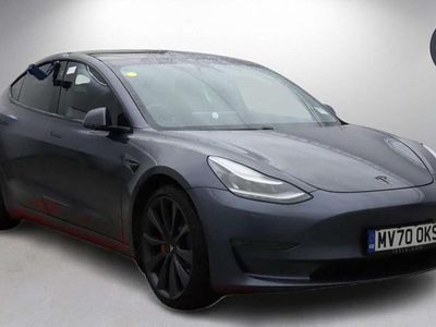Used Tesla Model 3 Performance 461 kW (627 HP) 2020 Grey Sedan