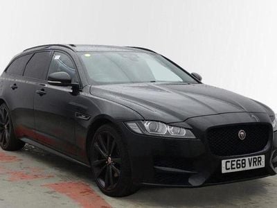 Used Jaguar XF Sportbrake R-Sport 180 HP (132 kW) 2018 Black Estate