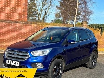 Used Ford Kuga Titanium 120 HP (88 kW) 2017 Deep impact blue SUV