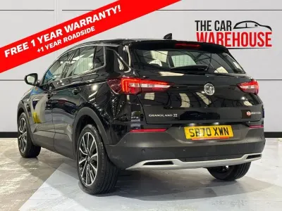 Used Vauxhall Grandland X Elite 130 HP (95 kW) 2021 Black SUV