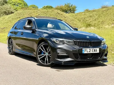 Used BMW 330e M Sport 2021 Black Estate