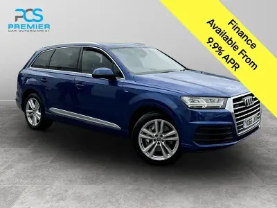 Used Audi Q7 S-Line 2017 Blue SUV