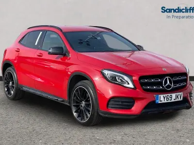 Used Mercedes GLA180 AMG line 122 HP (89 kW) 2020 Red SUV