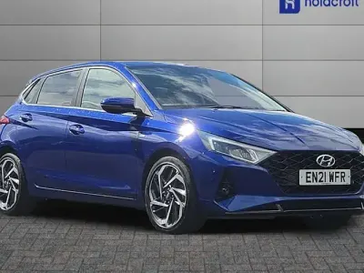 Used Hyundai i20 Premium 101 HP (74 kW) 2021 Blue Hatchback