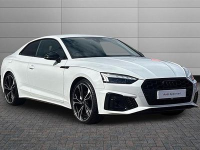 Used Audi A5 Black Edition 204 HP (150 kW) 2023 White Coupe
