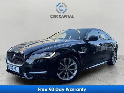 Black Used 2017 Jaguar XF R-Sport Sedan | £12,950 (Fair price)