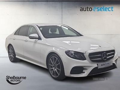Used Mercedes E220 AMG line 2020 White Sedan