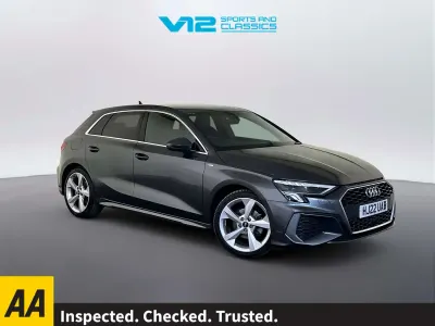 Used Audi A3 S-Line 150 HP (110 kW) 2022 Grey Sedan