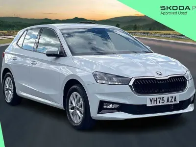Used Skoda Fabia SE 113 HP (83 kW) 2025 Moon white metallic Hatchback