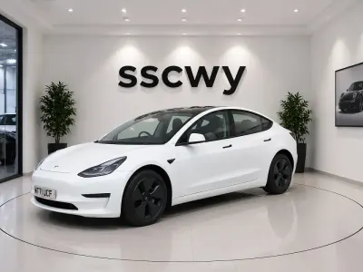 Used Tesla Model 3 Long Range AWD 366 kW (498 HP) 2021 White Sedan