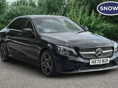 Used Mercedes C220 AMG Line Premium 194 HP (142 kW) 2019 Black Sedan