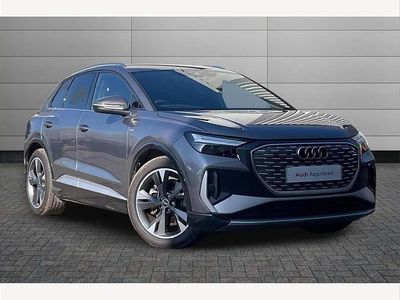 Used Audi Q4 e-tron S-Line 219 kW (299 HP) 2022 Typhoon grey SUV
