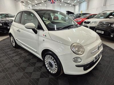 Used Fiat 500 Lounge 69 HP (50 kW) 2008 White Hatchback